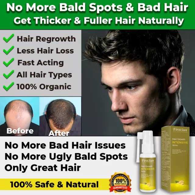 New Fast Hair Growth Oil Loss Treatment Spray Natural Safe Powerful Beard Body