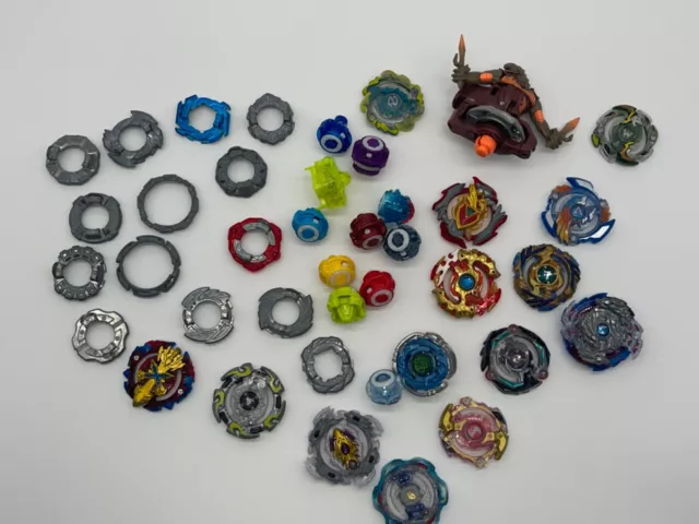 VTG BEYBLADE Bey Blade Metal Ripcord Launcher  Bundle