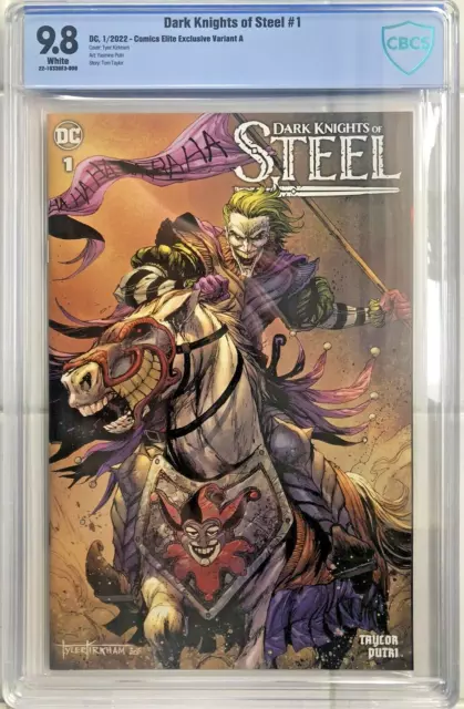 Dark Knights Of Steel #1 Cbcs 9.8 Tyler Kirkham Joker Variant A Ltd 3000 Dc 2022