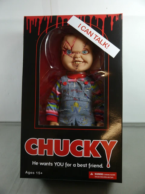 Poupée Chucky tueur parlante de 38 cm - HORRORSHOP - La Fiancée de Chucky -  11 points de mouvement - Cdiscount Jeux - Jouets