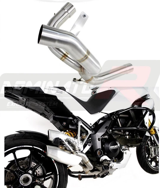 Collettore Sportivo DOMINATOR Per MTS 1200 MULTISTRADA 2015-2017 - Acciaio Inox, Garanzia 5 Anni - Foto 2