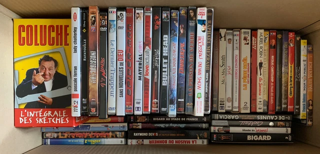 Lot De 50 Dvd Dont 3 Coffrets (Humour, Action, Comedie, Drame…)
