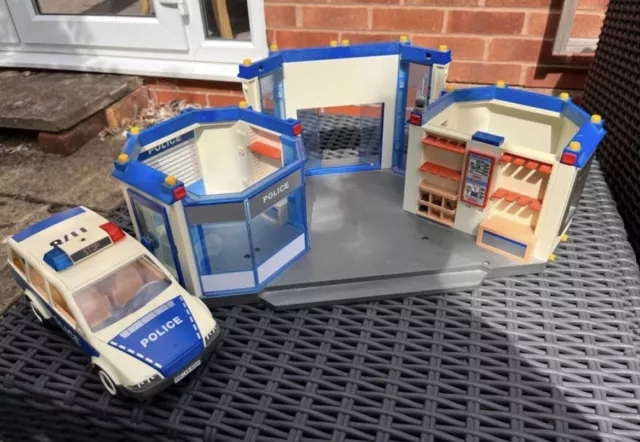 Playmobil Police Station And Accessories COLLECTION ONLY