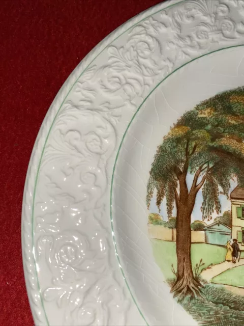 Vintage 12 ROYAL WINTON of Grimwades Ltd LANDMARK Dinner Plates. PHILA PA Sites. 2