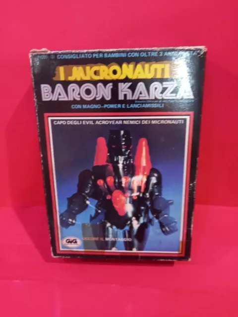 Micronauti Micronauts Baron Karza Mego 1977 Gig Italy con box