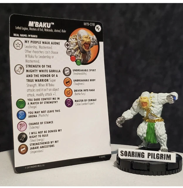 M'BAKU - M19-018 Promo LE Figure Marvel Heroclix ~ brand new and sealed