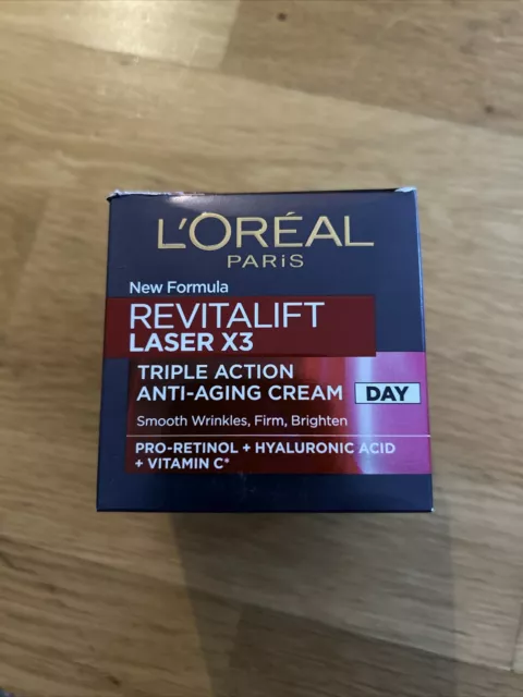 L'Oreal D/E Revitalift Laser X3 Day Gesichtscreme Mit 50ml Anti-aging 40+