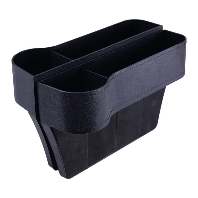 2Pcs Car Seat Gap Slit Pocket Storage Organizer Caddy Phone Key Coins Holder Box