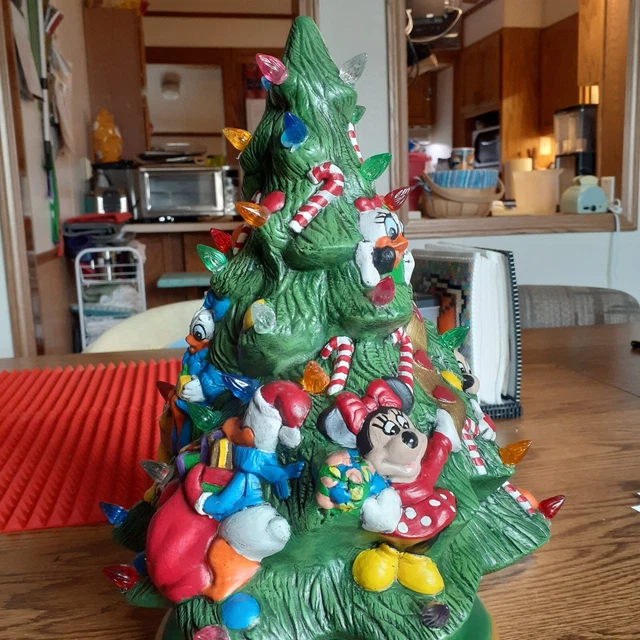 DISNEY CERAMIC CHRISTMAS Tree 13 inches tall. 150.00 PicClick