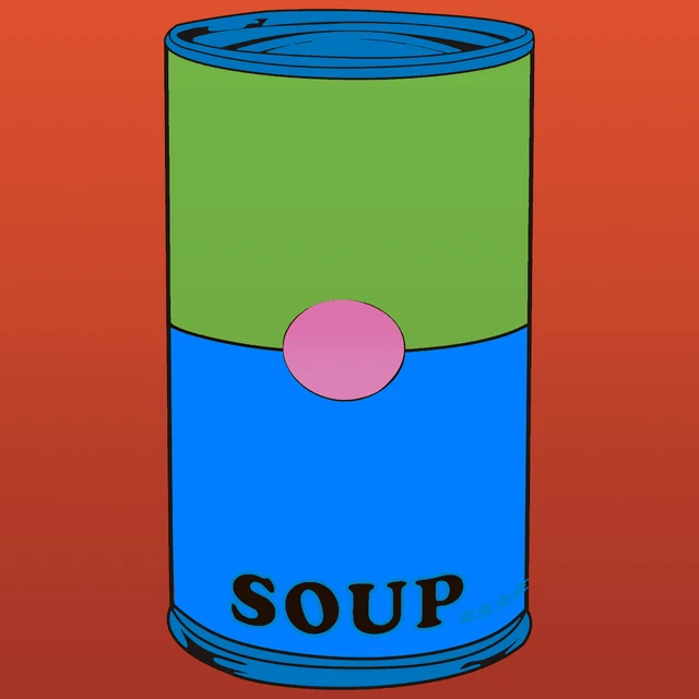 NFT ART ETHEREUM TOKEN Mr Clever Art Labs Soup Can #18 out of 10000 Eth NFTs