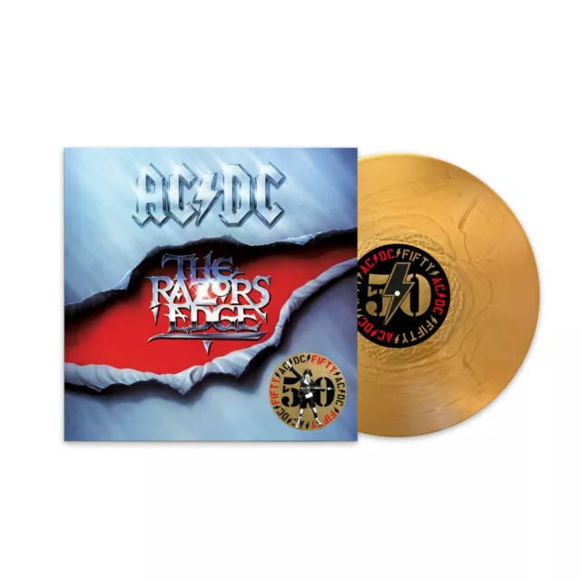 AC/DC - The Razors Edge. 50th ann. ed. (2024) LP gold Vinyl