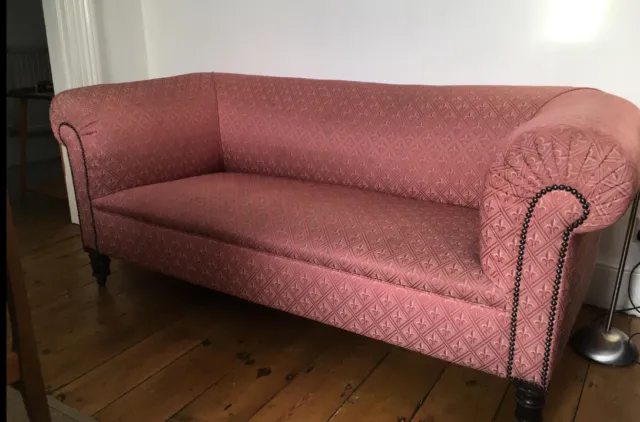 Antique Victorian Chesterfield Sofa / Couch
