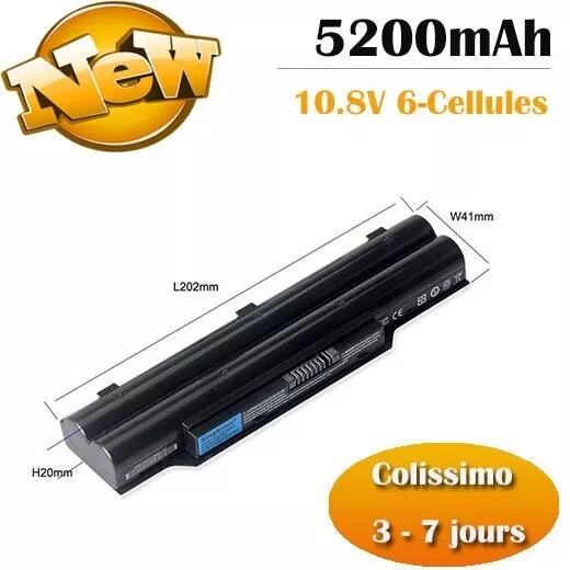 Pour Fujitsu Siemens Lifebook A530 A512 A531 Batterie AH42/E AH530 AH530/3A