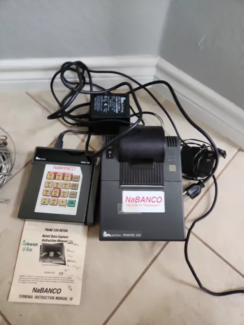 Verifone 250 Printer And Verifone Tranz 330 Card Reader w cords