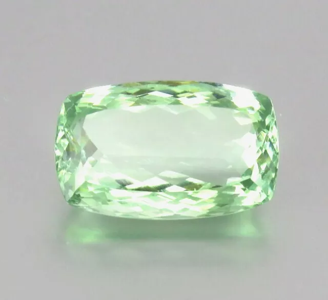 Shola Vrai 28,53 Carats Naturelle Vert Prasiolite (Vert Améthyste) Du Brésil