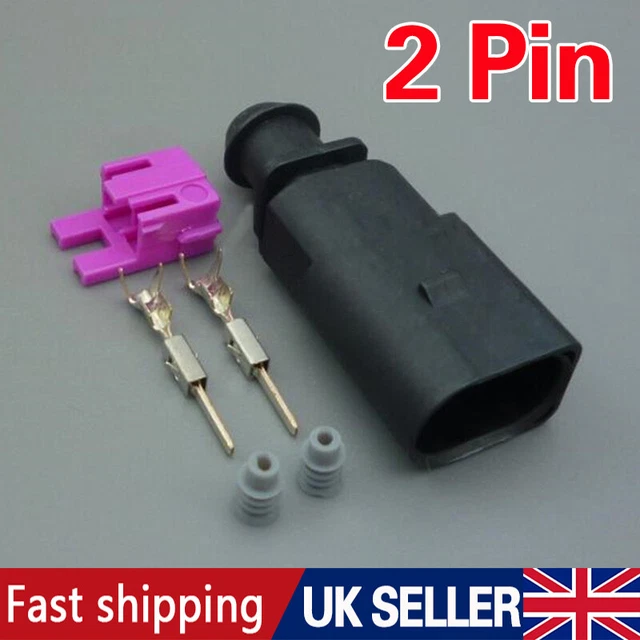 AUDI VW SKODA VAG 2 pin connector housing plug Air Bag Sensors
