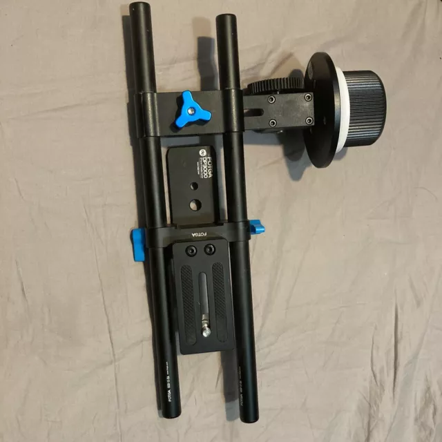 FOTGA DP3000 Rod Support Base Plate Tripod Mount DSLR Rig Follow Focus