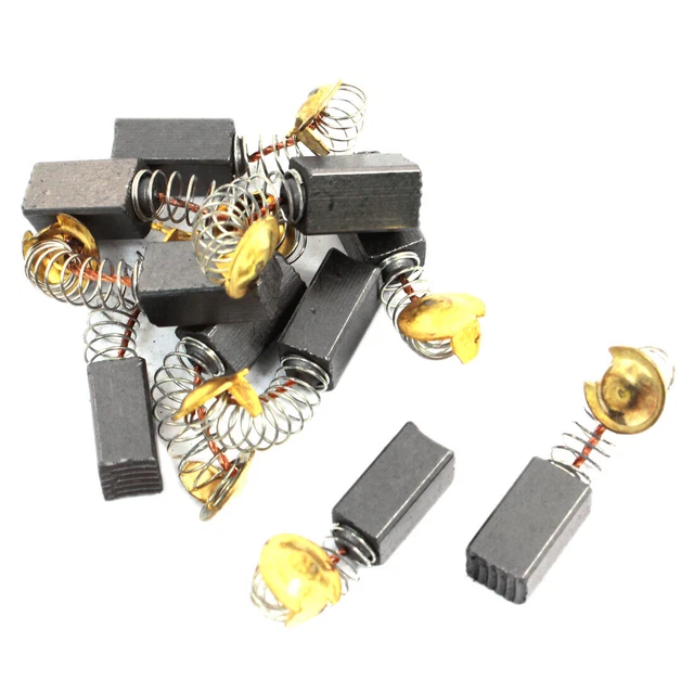 10 ud. Pieza de repuesto taladro motor cepillos de carbón 13mm x 6mm x 7mm