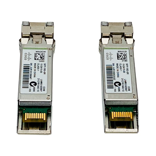 LOT OF 2 Cisco SFP10GSR Optical Transceiver 11.69 PicClick