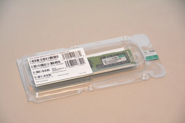 Memoria Server HPe 32GB 2Rx4 PC4-2400T-L 805353-B21 – Usata Garanzia 60 Giorni