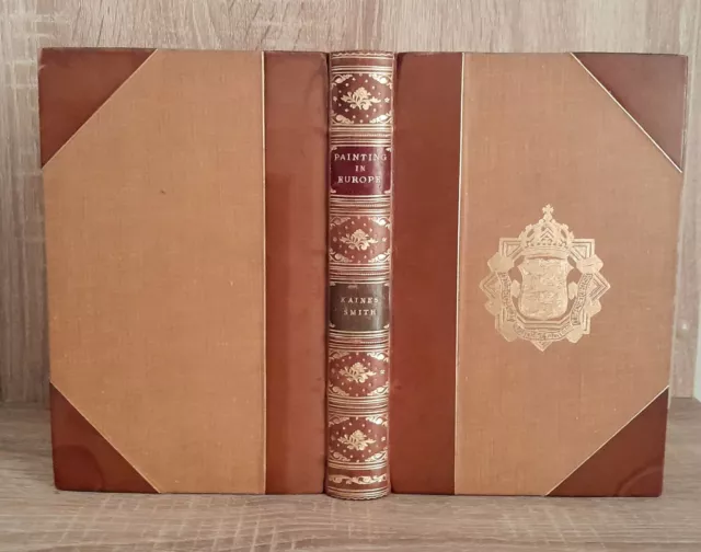 History Of Painting In Europe, Stunning Fine Binding. Fine Condition, 1935