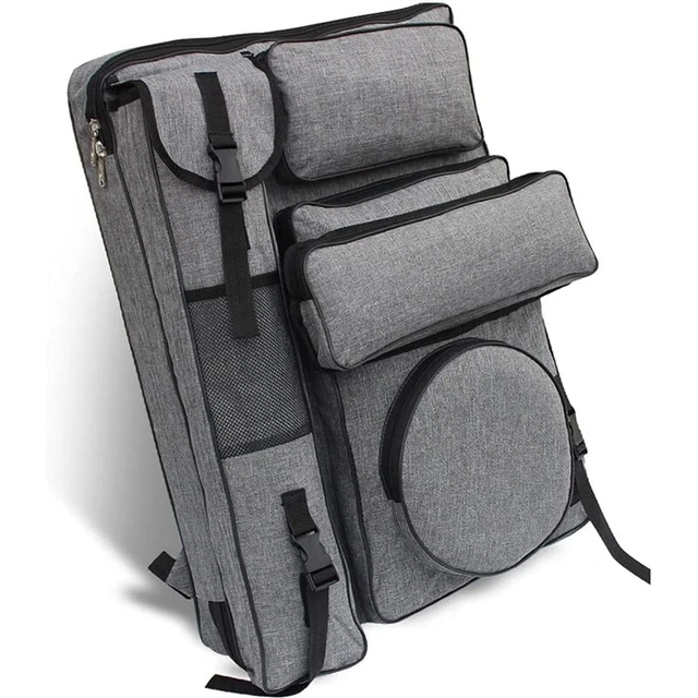 Art Portfolio Case,4K Canvas Artist Backpack Art Carrying Bag Tote for Draw A4E4