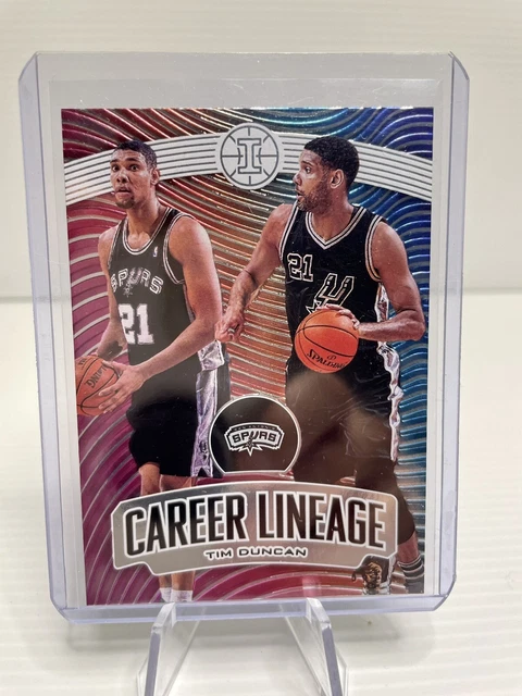 2019-20 Panini Illusions Career Lineage Tim Duncan San Antonio Spurs #9