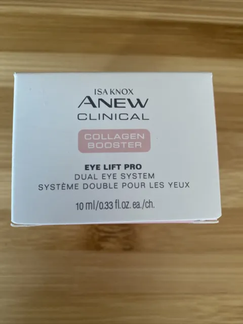 Avon Isa Knox Anew Clinical Collagen Booster Eye Lift Pro Dual Eye System- New