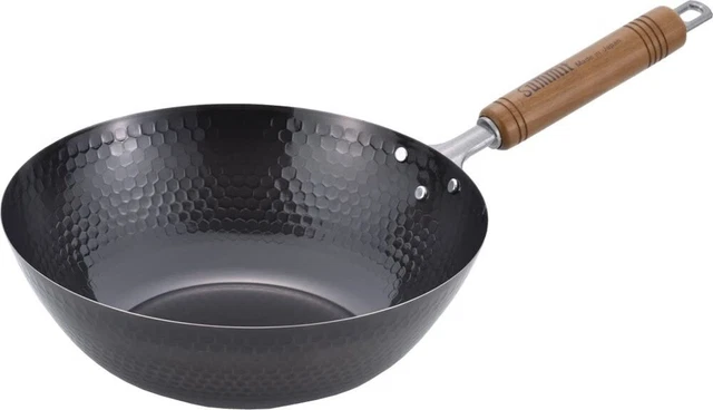 Sartén para freír profesional Summit Industry Wok estilo 33 cm martillada Pekín NUEVA