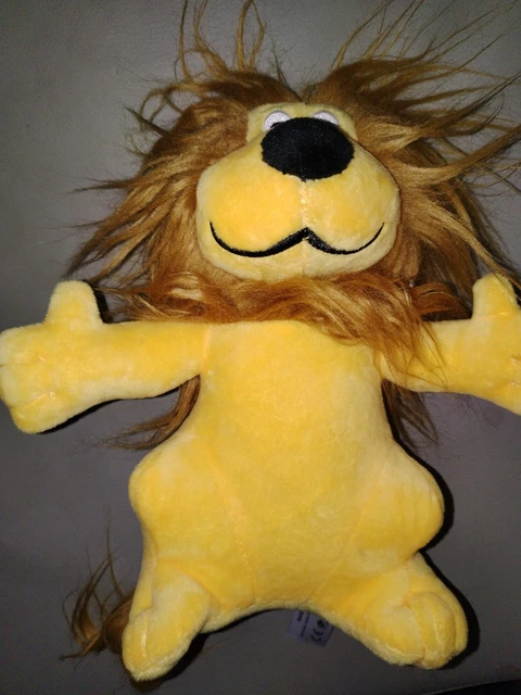 Grande peluche vintage mascotte du TOUR DE FRANCE LION DU CRÉDIT