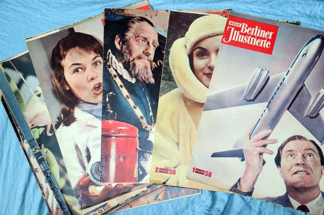 Konvolut 20 x NEUE BERLINER ILLUSTRIERTE Berlin 1958
