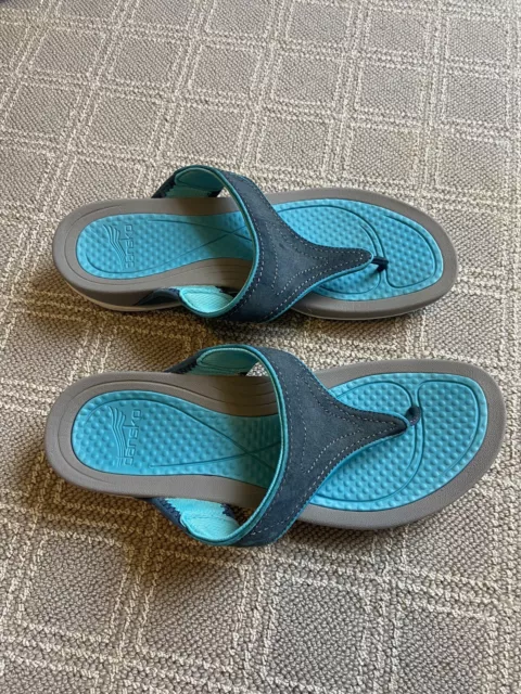 Dansko Sandals Womens 42 Jessie Slip On Slide Strap 460750119 Blue Flip Flops