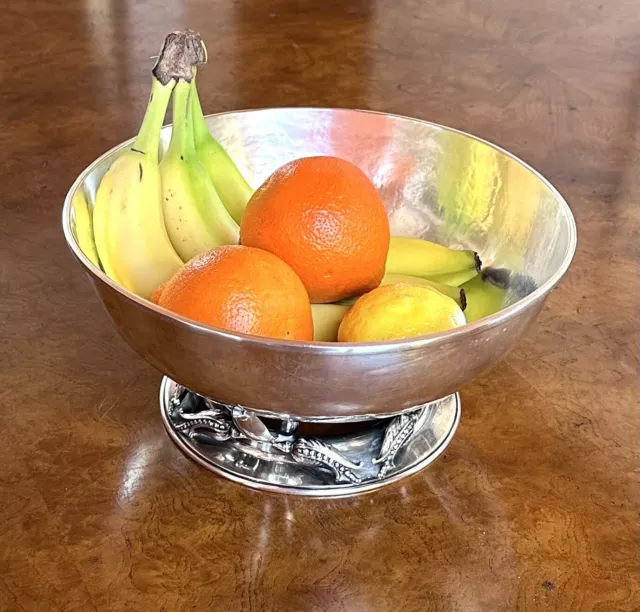 Carl Poul Petersen Sterling Fruit Bowl