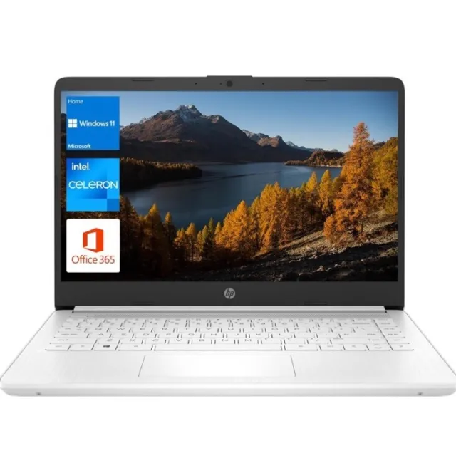 New HP 14 Laptop dq0052dx 14" Intel Celeron N4020 16GB RAM 64GB eMMC