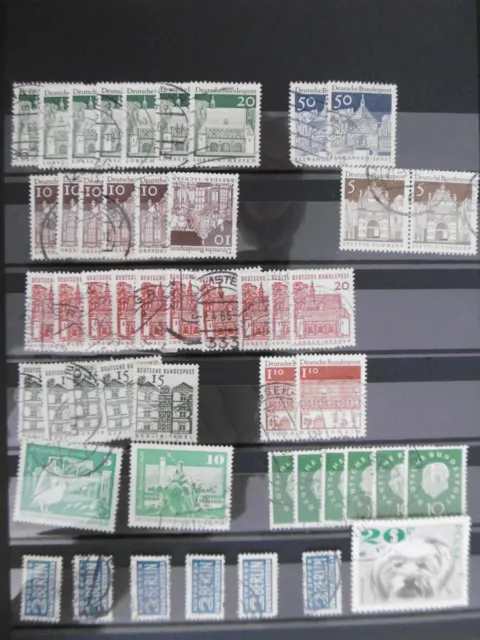 Briefmarke Deutsche Bundespost Lorsch Hessen Sachsen Hildesheim Berlin Tegel BRD