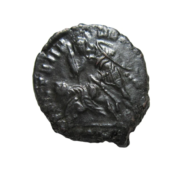 Constantius Ii, 337-361 Ad. Ae 3. Antioch. Soldier Spearing Fallen Horseman Rev.