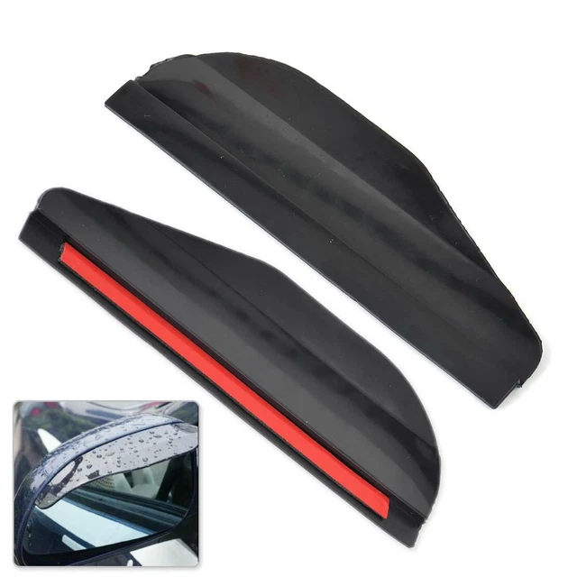 2x Universal Rearview Side Mirror Water Guard Rain Board Sun Visor Shield FR