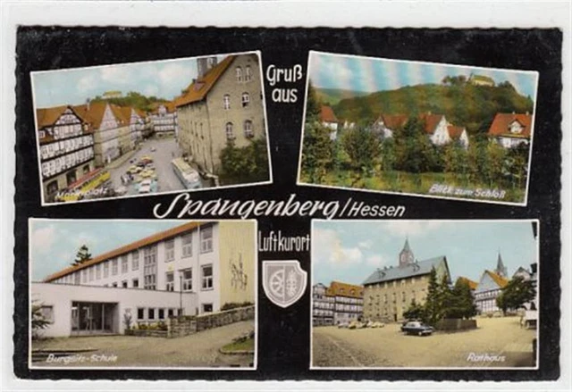 39085557 - 3509 Spangenberg Spangenberg. Burgsitz - Schule Rathaus Marktplatz