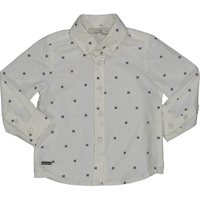 Camicia Manica Lunga Neonato Bambino Mauli Birba Taglie 6/30 Mesi - 999.70008.00