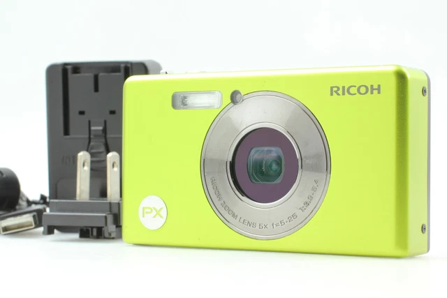 ⏯️ RICOH PX *English OK* Lime Green Waterproof 16 MP