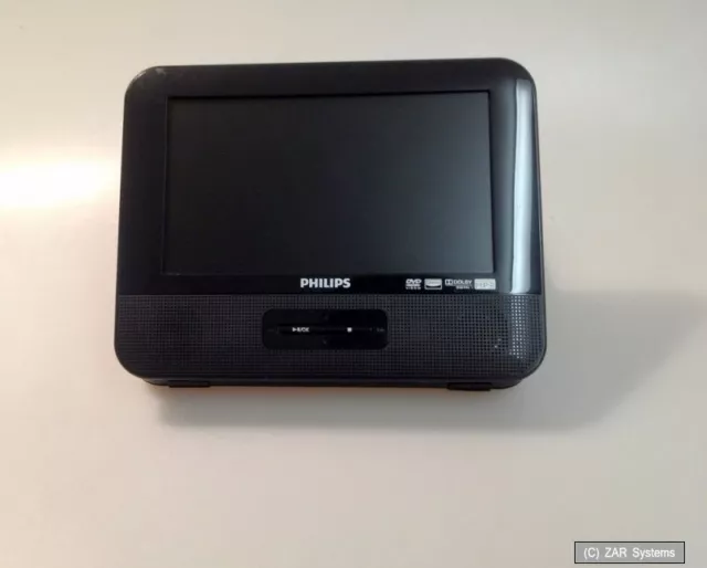 Lecteur DVD portable 7" Philips PD7042/12, noir * DÉFECTUEUX, PAS OK, VEUILLEZ LIRE *