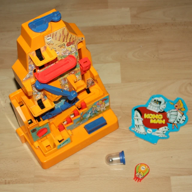 VINTAGE TOMY KONGMAN Kong Man Game 1980s Original Box Working