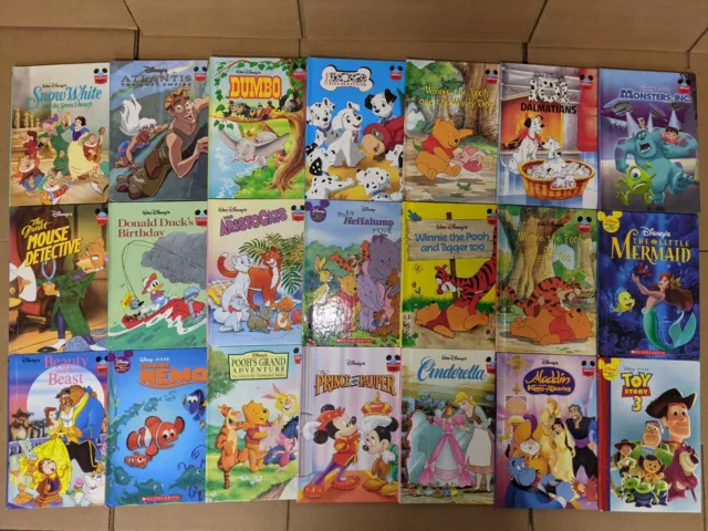 Lot of 10 Wonderful World Reading Walt Disney Cartoon Children Kids Books RANDOM