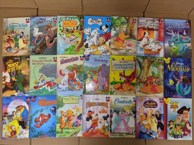 Lot of 10 Wonderful World Reading Walt Disney Cartoon Children Kids Books RANDOM