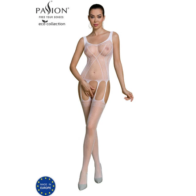 Bodystocking Passion Woman BS076 - Taille Unique Noir, Neuf Avec étiquettes
