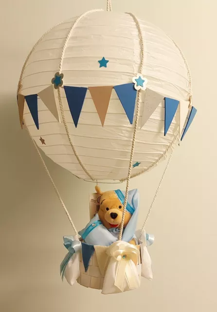 winnie the Pooh in hot Air Balloon Lamp-light Shade for Baby Nursery