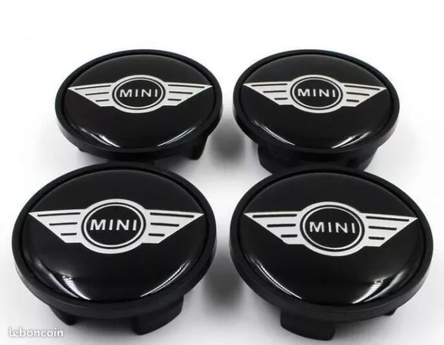 Mini Cooper 4 Caches Moyeu 54mm  Jante Centre De Roue Neuf