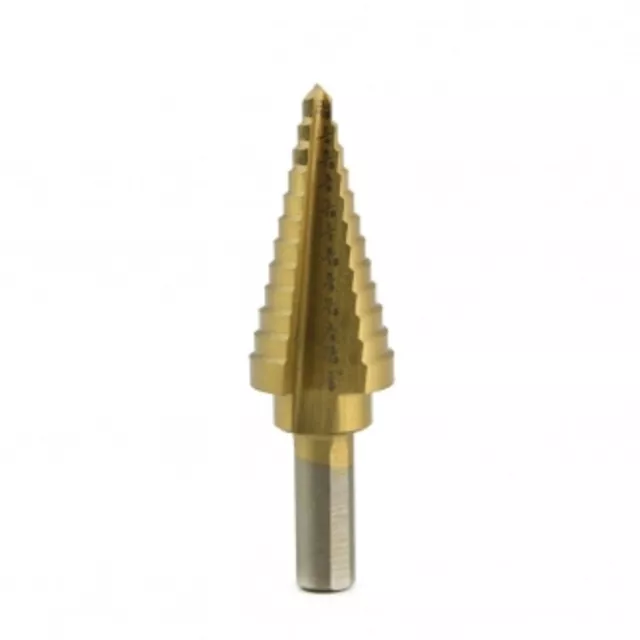 3/16" to 7/8" Titanium Step Drill Bit Unibit High Speed 12 Different Sizes