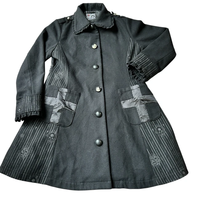 h.naoto - 【送料込】h.naoto hangry&angry 2way Y2K 00s H.NAOTO Y2K Hangry Angry Rare Long Women's Black Coat Size