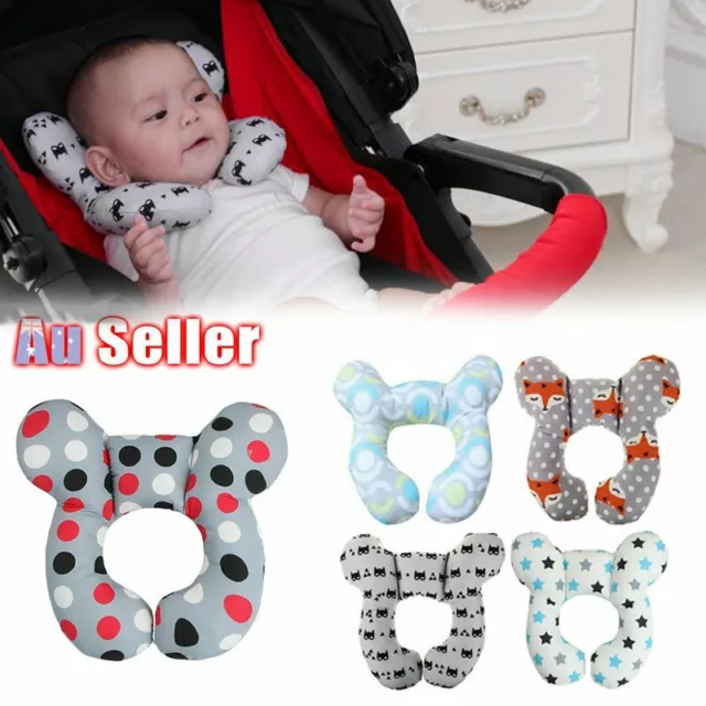 Baby Infant Newborn Memory Foam Bear Prevent Flat Head Neck Support Cot Pillow